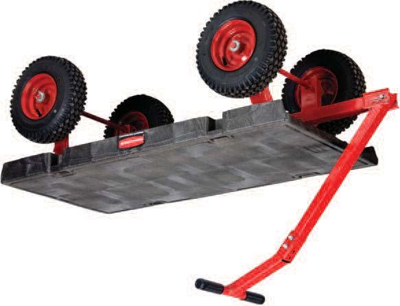 Rubbermaid Wagon Truck Great for moving heavy loads across rough surfaces both indoor and out 30cm pneumatic wheels