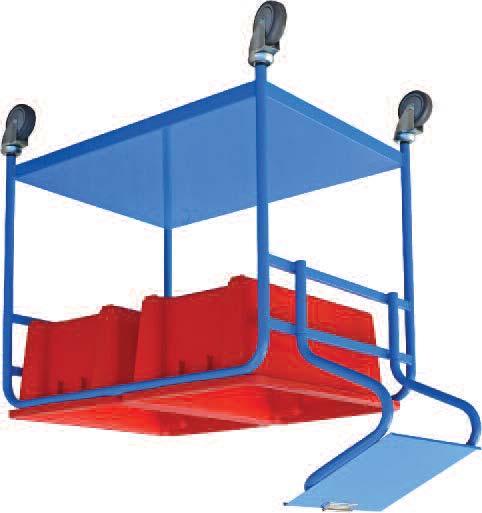 7,10 or 15) T3093 Optional Clipboard/Handle Kit (to suit T3090) T3090K T3091K T3093 Order Picking Trolley (supplied with clipboard unit and 1 tub as pictured) *Plastic tubs are sold seperately (see