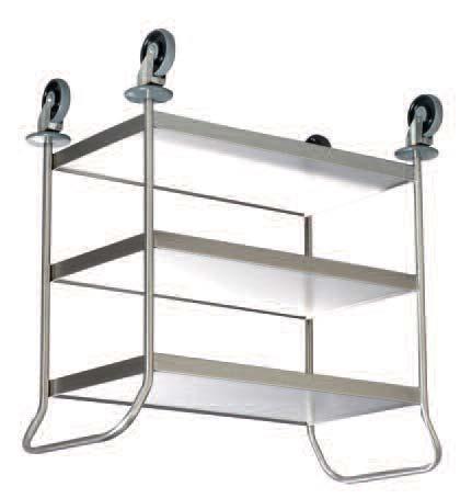 Heavy Duty Fully Welded Stainless Steel Tier Trolleys Heavy duty stainless steel 2 and 3 tier trolleys ideal for food