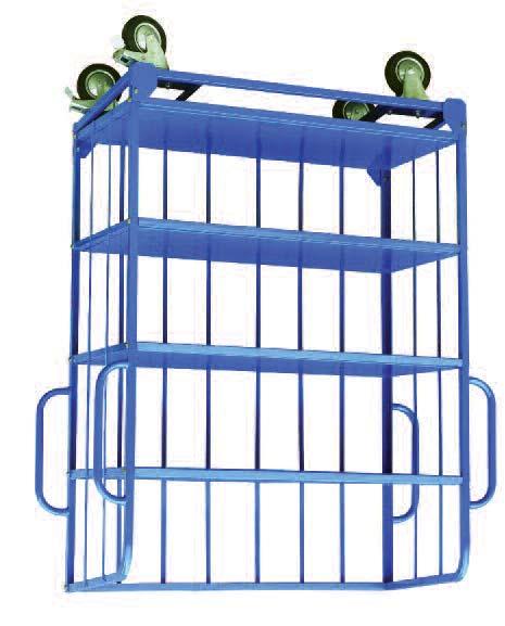 Heavy Duty Sloping 4 Shelf Trolleys Heavy duty bolt together trolley which is great for stock picking 4 sloping backwards shelves which prevents items falling off the shelves Shelves are removable