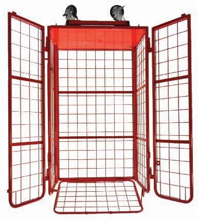 castors for smooth and effortless moving These trolleys come with a removable bar at the front which when removed the doors can be opened and sides folded
