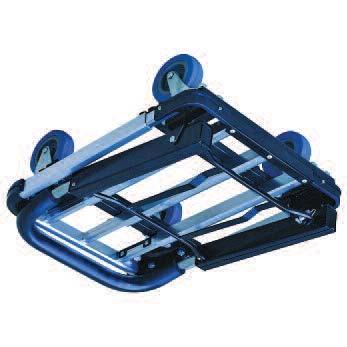 Foldable Plastic Deck Trolley Extremely lightweight and compact Platform Size: