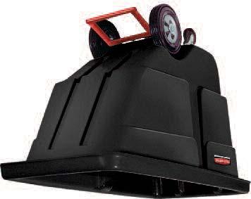 131400 1765x864x216mm - - Rubbermaid Mega Brute Mobile Collector Great for waste and