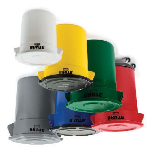 Rubbermaid BRUTE Round Containers Built to be tough. Built to be versatile. These Brute containers are the industry leader!