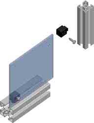 5,5x9 36 036 Naziv Nosilec polnila Blocco per pannelli Descrizione Description Block for panels