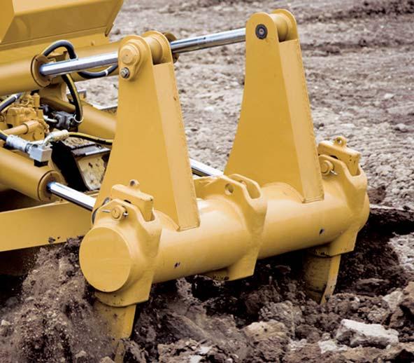 Specialty blades are also available for waste, coal and wood chip applications. Undercarriage The D7E undercarriage is designed for performance in a wide range of applications.