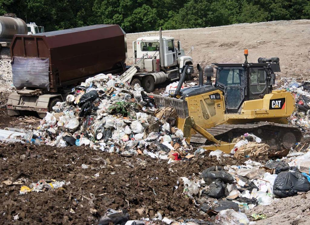 Special Arrangements Purpose-built for performance The D7E is especially popular in Waste and Stockpile applications because of its maneuverability and demonstrated fuel efficiency advantages.