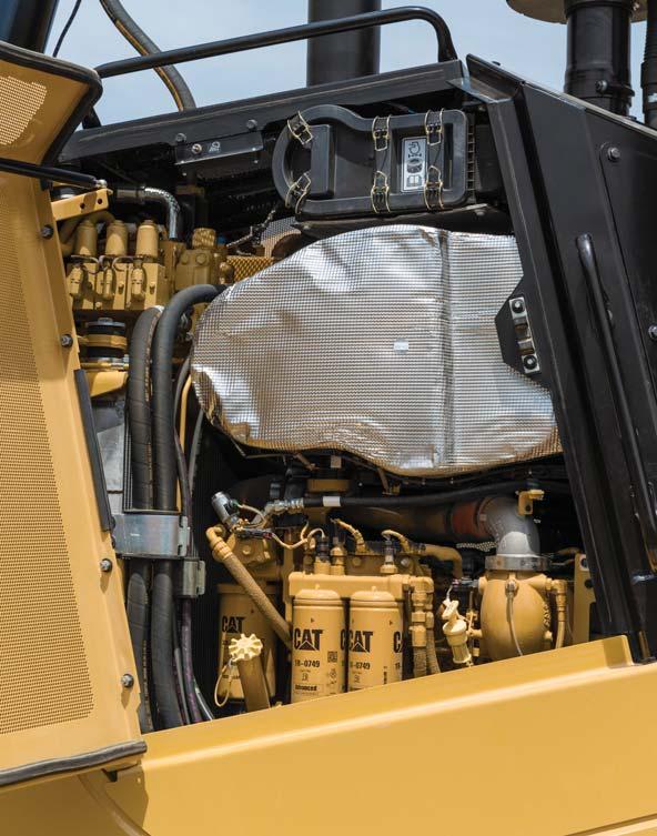 Emissions Technology Proven, integrated solutions Emissions reduction technology on the D7E is designed to be transparent, with no action required from the operator.