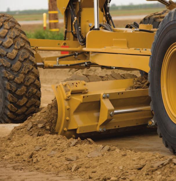 Work Tools and Attachments Equip your machine for the job. Moldboard Options Standard 3.7 m (12 ft) or optional 4.3 m (14 ft). Left and right side extensions are also available.