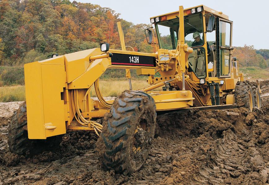 All-Wheel Drive All-wheel drive keeps productivity high, even in poor underfoot conditions. Superior traction.