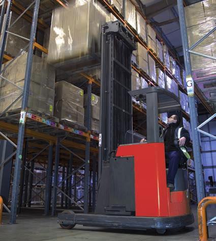 Applications Double-deep-stacking: The use of double-deep- stacking increases warehouse capacity by up to 30% compared to single-deep warehouse operations.