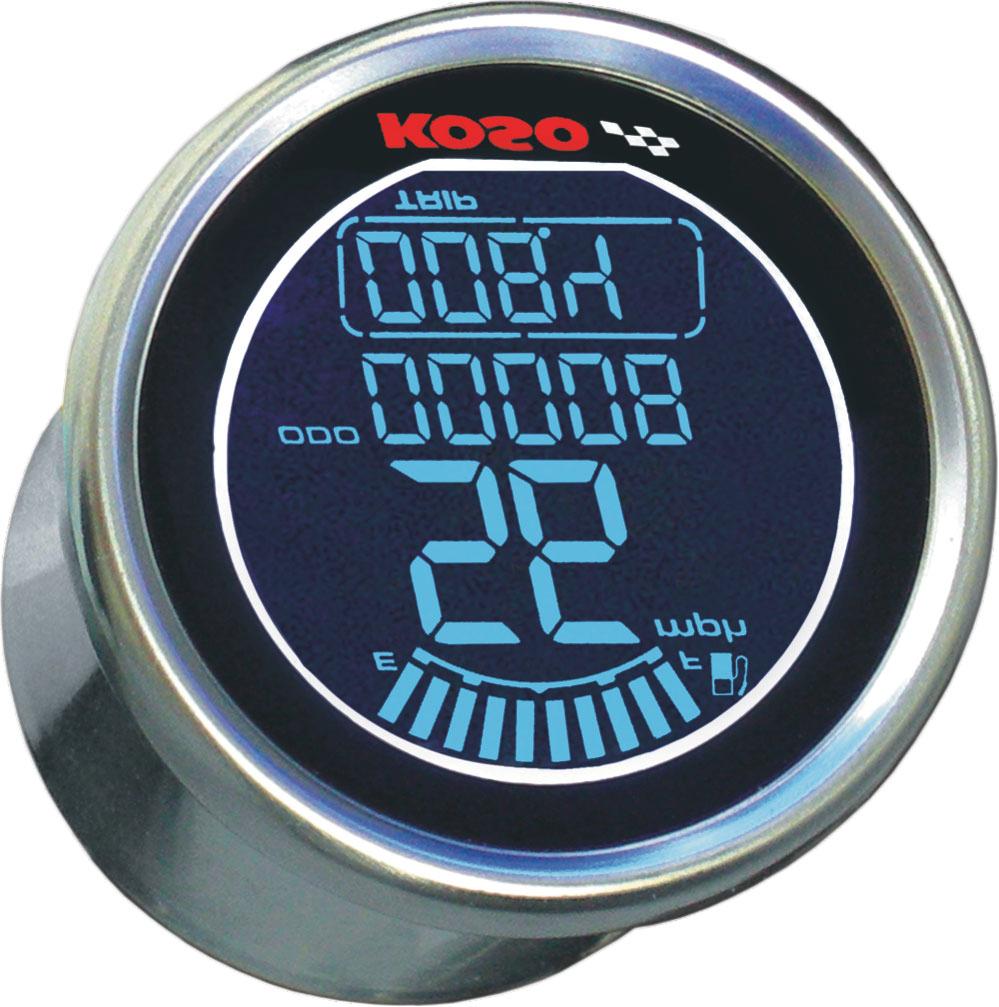 Engine -11 Koso XR-SA Speedometer 756-5515 Digital Micro liquid speedometer is easy to read and