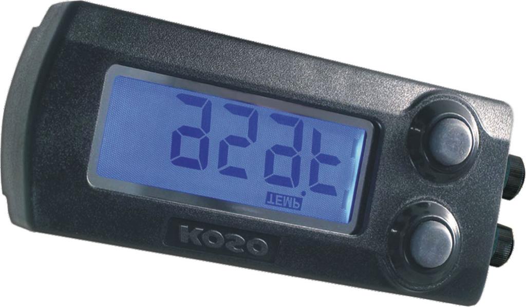 Engine -12 Koso Exhaust, Gas and Temperature Meters (special order) Highly visible LCD digital display lets you