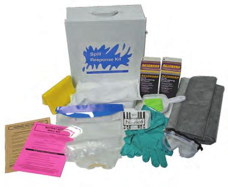 Spill Kit 55 1 25 lb (11 kg) bag safety sorbent 1 55 gallon (208 L) resealable drum 24 4 (1219 mm) universal chemical