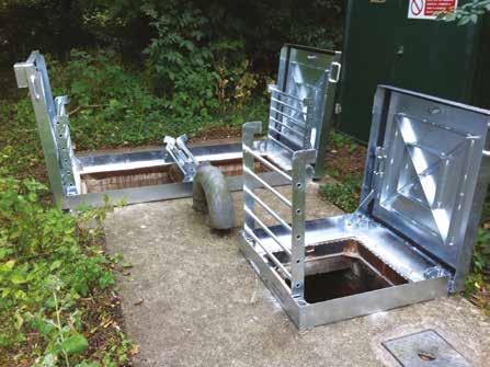 Steel s and Frames Steel s and Frames Hinged Access s Access s Upstanding Single skin and water shedding Internal fixings for increased security Shrouded hasp and staple for use with Utility padlocks