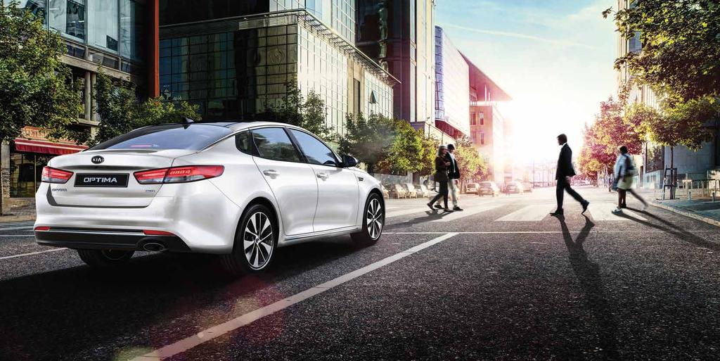 Designed for business. And pleasure. Refined proportions, sleek lines and precise attention to every angle and every detail - give the all-new Kia Optima its impressive style.