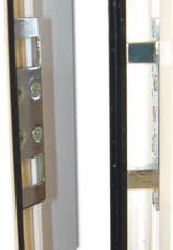 H Non-Rout Hinge Protector Hinge protector suitable for most residential doors & casement windows with a eurogroove.
