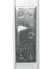 enhance hinge side security : Suits most major profiles through the use of profile related plastic packers Fearless Casement Hinge Protector To enhance the security on the hinge side of a window