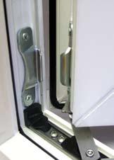hinge side security : Secured By Design licensed product Ideal Casement Hinge Protector Enhanced security device for use on the hinge side of casement windows.