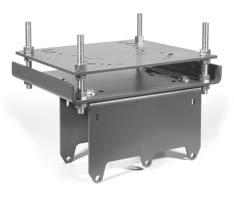 PowerTorque Accessories Horizontal Motor Mounts All-Steel construction for rigidity Compact design eliminates need for motor base Top plate adjusts for easy