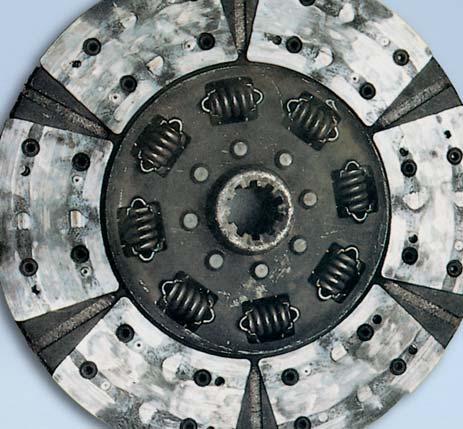 2 Clutch fails to disengage 19. Burst facing Driven plate speed exceeded the burst speed of the facing material.