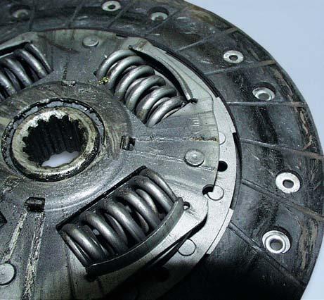 3 Clutch slips 7. Facing oil contaminated Engine or gearbox oil seals defective 8.