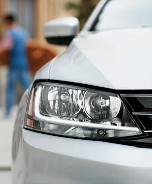 The Jetta GLI brings an extra dose of attitude with its 210-hp turbocharged engine, 18" wheels, LED taillights, and sport bumpers with integrated foglights.