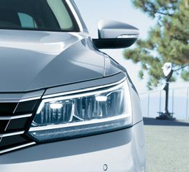 Well, then the Passat is here to fulfill your every need. Starting with the eye-catching lines and refined styling.