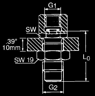 67/17 Direct Gauge Adapter Donaldson Description G G 1 L O SW Part No. Int.