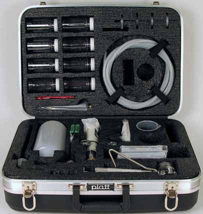 Portable Fluid Analysis Kit FLUID ANALYSIS Kit Content and Physical Size: Case Size: Height: 14.5 /368.3mm Case Weight: 9.95 lbs./4.51 kg Width: 19.25 /489mm Depth: 7.