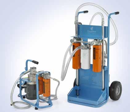 Off-Line Filtration: Where and Why Used The Donaldson Filter Cart, Filter Panel and Filter Buddy offer convenient off-line filtration, flushing and fluid