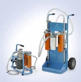 Product Line Overview Comprehensive Hydraulic Filtration Solutions OVERVIEW Off-Line Filtration The Donaldson Filter Cart, Filter Panel and Filter Buddy offer convenient off-line filtration, flushing