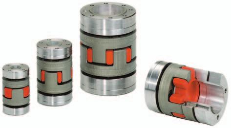 Shaft coupling design clamping ring hubs Torsionally flexible shaft coupling with integrated clamping system High smoothness of running, application up to a peripheral speed of 40 m/s For high