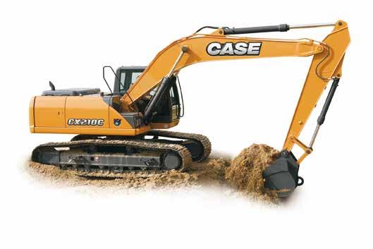 Increased productivity As part of the Case Intelligent Hydraulic System all Case C Series excavators benefit from improvements in performance and productivity.