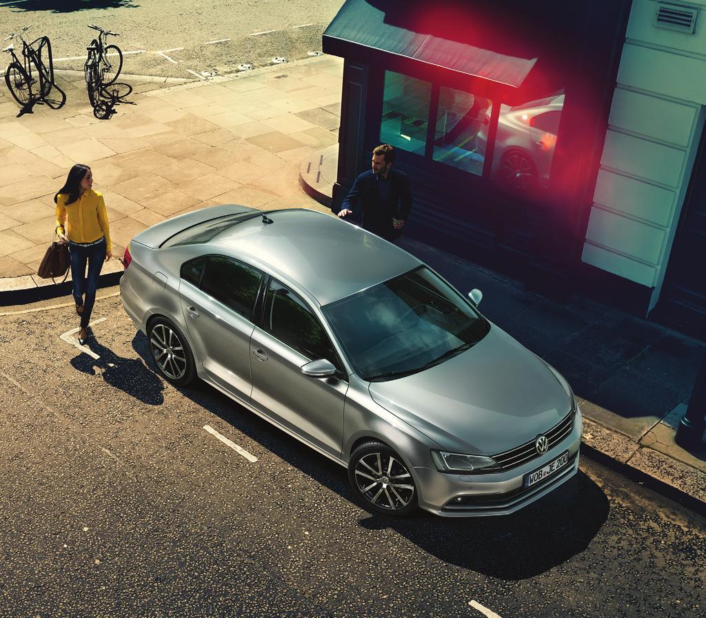 Dressed to impress. The new 2015 Jetta knows how to make a first impression that lasts.