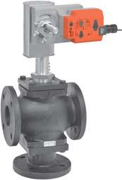 Control Valve Product Range Globe Valve Product Range Valve Nominal Size 3-way Flanged Suitable Actuators C v Inches DN [mm] Valve Model Non-Spring Spring Electronic Fail-Safe 68 2½ 65 G765 68 2½ 65