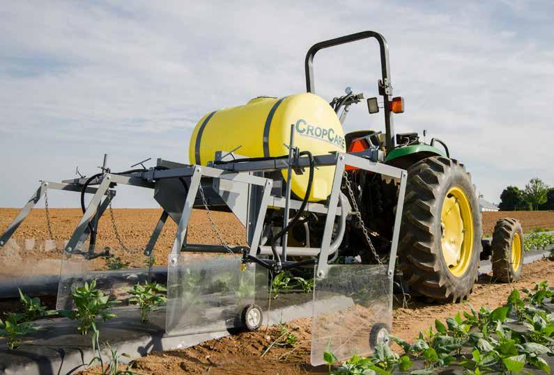 CropCare shielded sprayers increase targeted herbicide spray