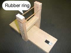 to the rubber ring as shown in the