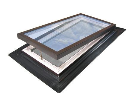 ALUMINUM SKYLIGHT TELESCOPIC POLE (6'2" to 10'4") for manual operation of venting skylights. FINISHES A baked enamel finish is standard on all models.