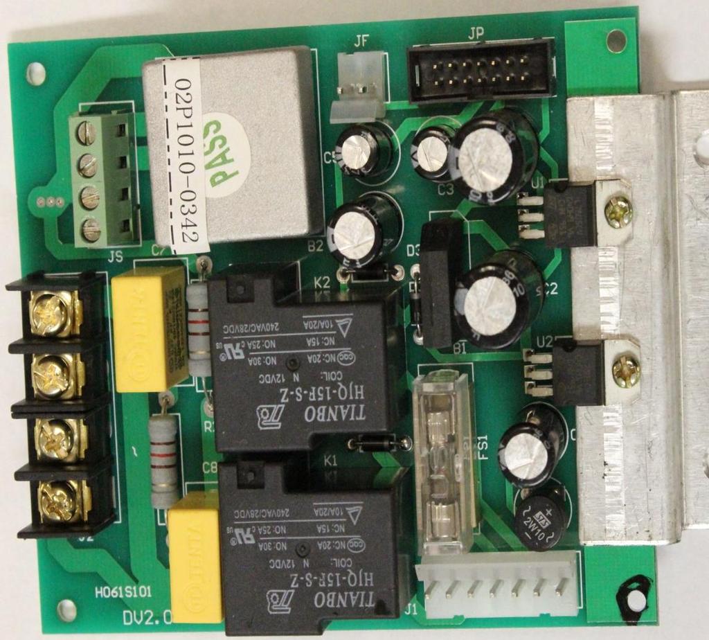 Power Supply Board The power supply board distributes specified voltage to different components on the balancer.