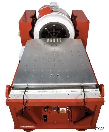 For testing very large or complex payloads, we recommend a stand-alone trunnion mounted shaker a separate slip table on a seismic base.