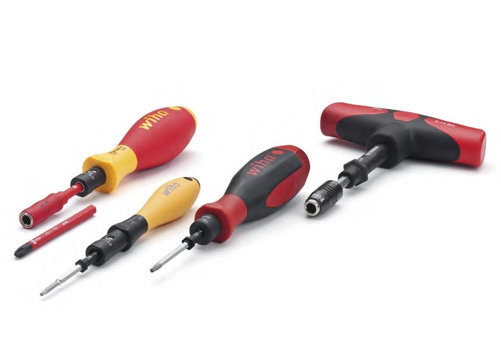 Wiha torque screwdrivers. Exact and with high repeat precision. A convincing concept. The exact torque!