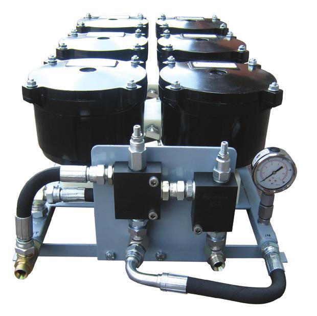 Bypass Filtration System Order code: FTP--6-HP Off-line Hippo System Up to 20 L/M at 4 bar (depending on fluid viscosity) *