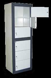 Laundry Locker Designed for secure dispensing, this locker features a master