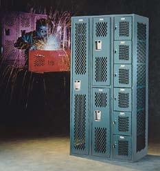 The AllWelded Alternative Penco's AllWelded Lockers give you a choice between our traditional KD locker lines, and our AllWelded setup lockers AllWelded lockers offer superior resistance to hard use