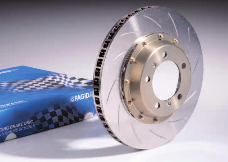 9 PAGID RBD - racing brake disc High performance racing brake disc, two versions optimized for weight, cooling performance and crack resistance for either sprint or long endurance races.