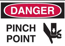 Pinch Point Hazard: Electric Shock hazard: Compression Dies at high force can cause severe