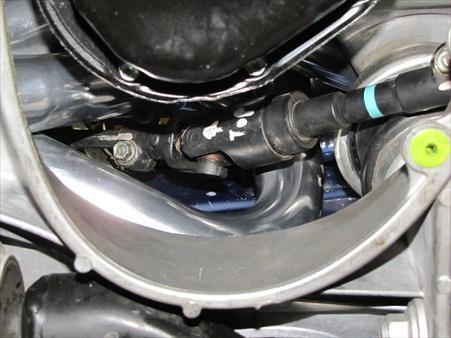 36) Install steering linkage.