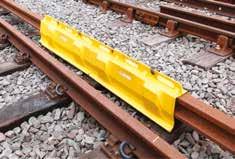 CONDUCTOR RAIL SHIELDS NOTE: the number of conductor rail shields used would normally be limited to the number which may safely be removed before the