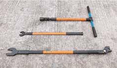 TOOLS & EQUIPMENT Insulating hand tools are made totally or predominantly from insulating material.